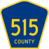 County Route 515 marker