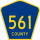 County Route 561 marker