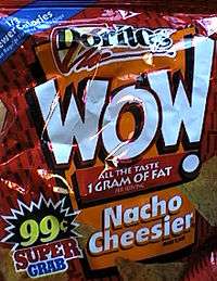 A bag of Nacho Cheesier Doritos WOW from 1998
