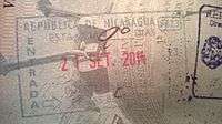Entry stamp