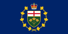 Flag of the Lieutenant-Governor of Ontario