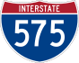 Interstate 575 marker