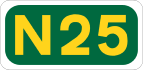 N25 road shield}}