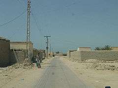 Picture of a street in Jiwani