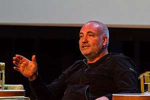Bodnia at the Nordiske Mediedager ("Nordic Media Festival") in May 2012