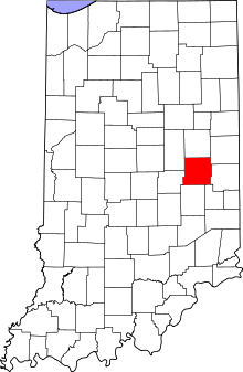 State map highlighting Henry County