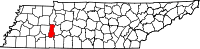 State map highlighting Decatur County
