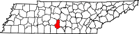 State map highlighting Marshall County