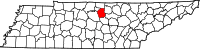 State map highlighting Smith County