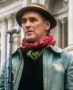 Photo of Mark Rylance at the Belasco Theatre in October 2013.