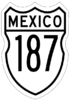 Federal Highway 187 shield