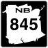 Route 845 shield
