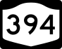 NYS Route 394 marker