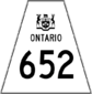 Highway 652 shield