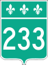 Route 233 shield