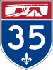 Autoroute 35 shield