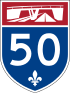 Autoroute 50 shield