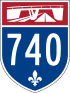 Autoroute 740 shield