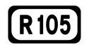R105 road shield}}