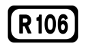 R106 road shield}}