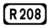 R208 road shield}}