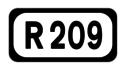 R209 road shield}}