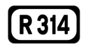 R314 road shield}}
