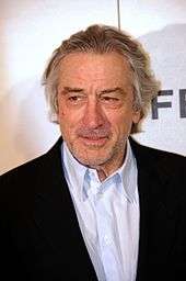 Photo of Robert De Niro at the 43rd Karlovy Vary International Film Festival in 2008.