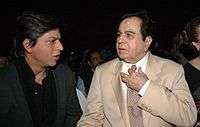 Shah Rukh Khan and Dilip Kumar