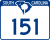 SC Highway 151 marker