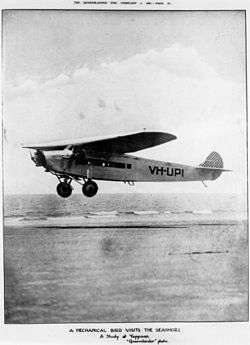 Avro Ten VH-UPI