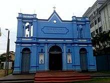 Blue church