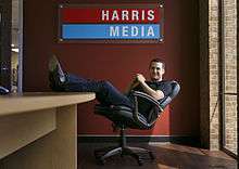 Vincent Harris, CEO of Harris Media, at the Austin office