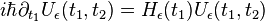 i\hbar \partial_{t_1} U_\epsilon(t_1,t_2) = H_\epsilon(t_1) U_\epsilon(t_1,t_2)